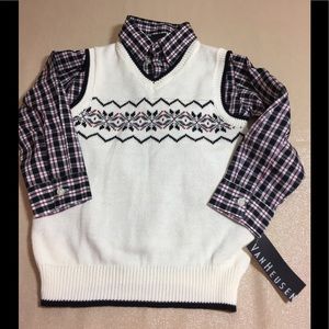 Little boys 2 pcs vest set.